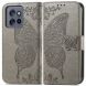 Чехол UniCase Butterfly Pattern для Motorola Edge 50 Neo - Grey (367126H). Фото 1 из 7