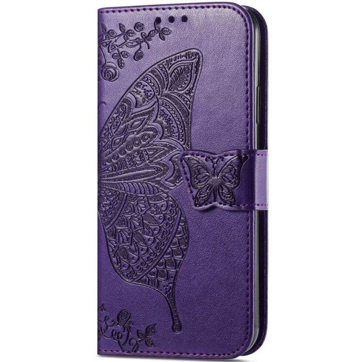 Чохол UniCase Butterfly Pattern для Motorola Moto E13 - Purple: фото 4 з 10