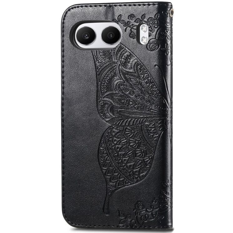 Чохол UniCase Butterfly Pattern для OnePlus Nord 4 - Black: фото 4 з 5