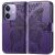 Чехол UniCase Butterfly Pattern для OPPO A3x / A3 / A40m - Dark Purple: фото 1 из 7