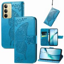 Чехол UniCase Butterfly Pattern для Realme C75 - Blue: фото 1 из 9