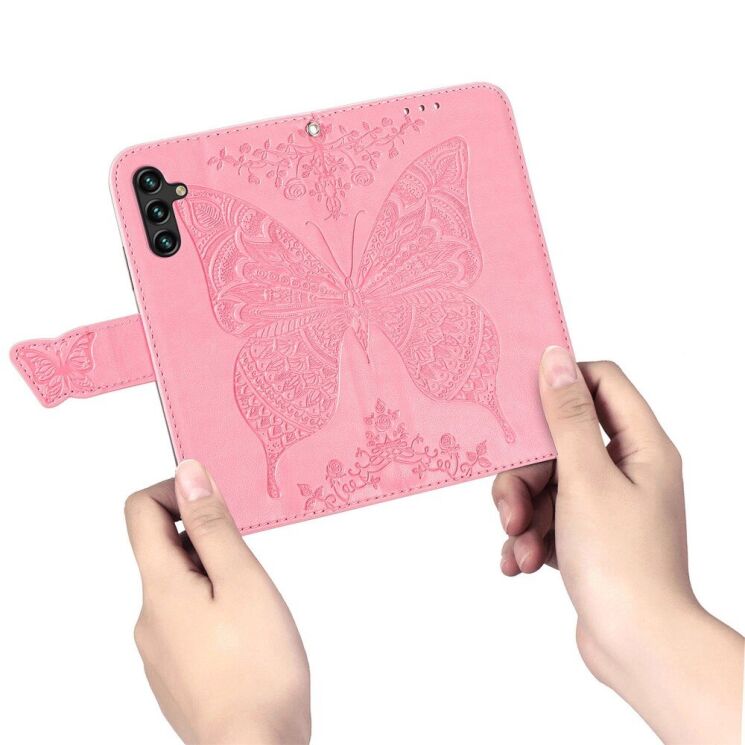 Чехол UniCase Butterfly Pattern для Samsung Galaxy A13 5G (A136) / A04s (A047) - Light Purple: фото 7 из 7