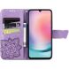Чохол UniCase Butterfly Pattern для Samsung Galaxy A25 (A256) - Light Purple (344934LV). Фото 2 з 5