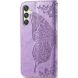 Чохол UniCase Butterfly Pattern для Samsung Galaxy A25 (A256) - Light Purple (344934LV). Фото 4 з 5