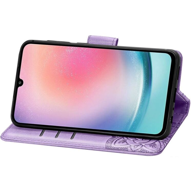 Чохол UniCase Butterfly Pattern для Samsung Galaxy A25 (A256) - Light Purple: фото 3 з 5