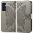 Чехол UniCase Butterfly Pattern для Samsung Galaxy S24 FE (S721) - Grey (367533H)