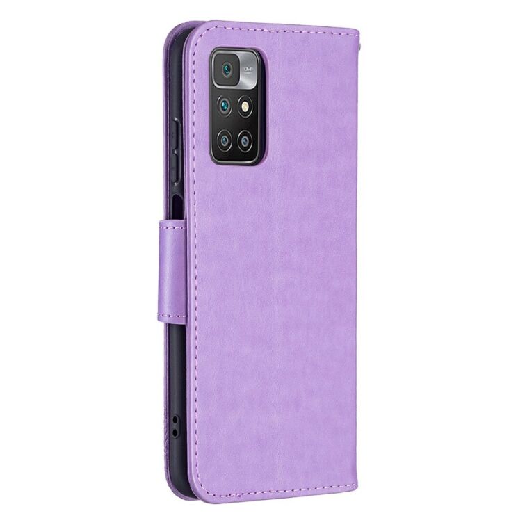 Чехол UniCase Butterfly Pattern для Xiaomi Redmi 10 / 10 (2022) / 10 Prime - Purple: фото 4 из 6