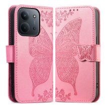 Чехол-книжка с рисунком UniCase Butterfly Pattern для Xiaomi Redmi 15C / Poco C85 - Pink: фото 1 из 9