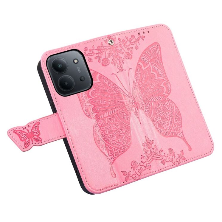 Чохол-книжка з малюнком UniCase Butterfly Pattern для Xiaomi Redmi 15C / Poco C85 - Pink: фото 4 з 9