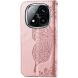 Чехол UniCase Butterfly Pattern для Xiaomi Redmi Note 14 Pro Plus - Rose Gold (373218RG). Фото 5 из 9