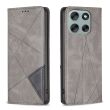 Чохол UniCase Geometric Pattern для Motorola Moto G56 - Grey (383126H)