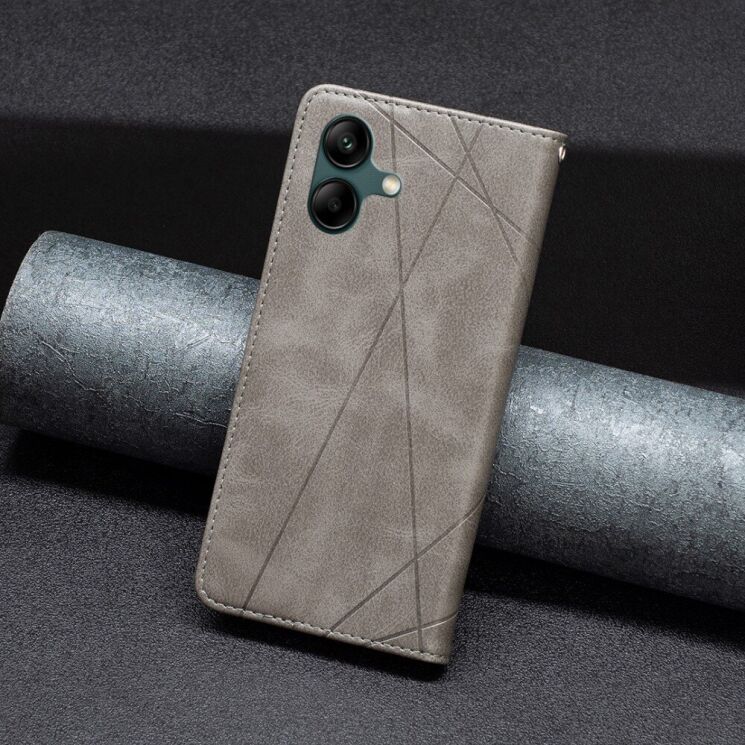 Чехол UniCase Geometric Pattern для Samsung Galaxy A06 (A065) - Grey: фото 5 из 8