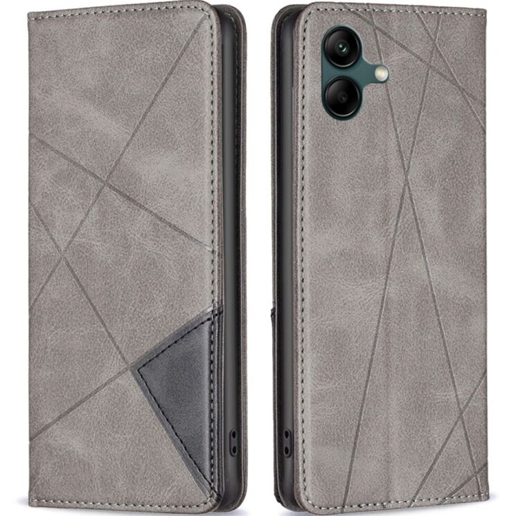 Чехол UniCase Geometric Pattern для Samsung Galaxy A06 (A065) - Grey: фото 1 из 8