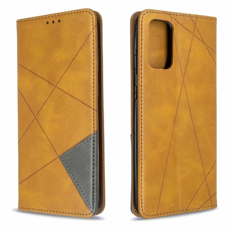 Чехол UniCase Geometric Pattern для Samsung Galaxy S20 Plus (G985) - Brown: фото 4 из 11