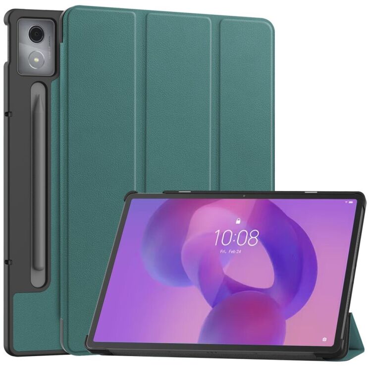 Чехол UniCase Slim для Lenovo Idea Tab Pro - Blackish Green: фото 1 из 11