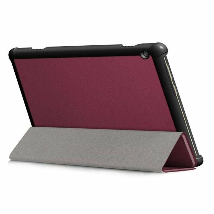 Чохол UniCase Slim для Lenovo Tab M10 X605 - Wine Red: фото 4 з 8