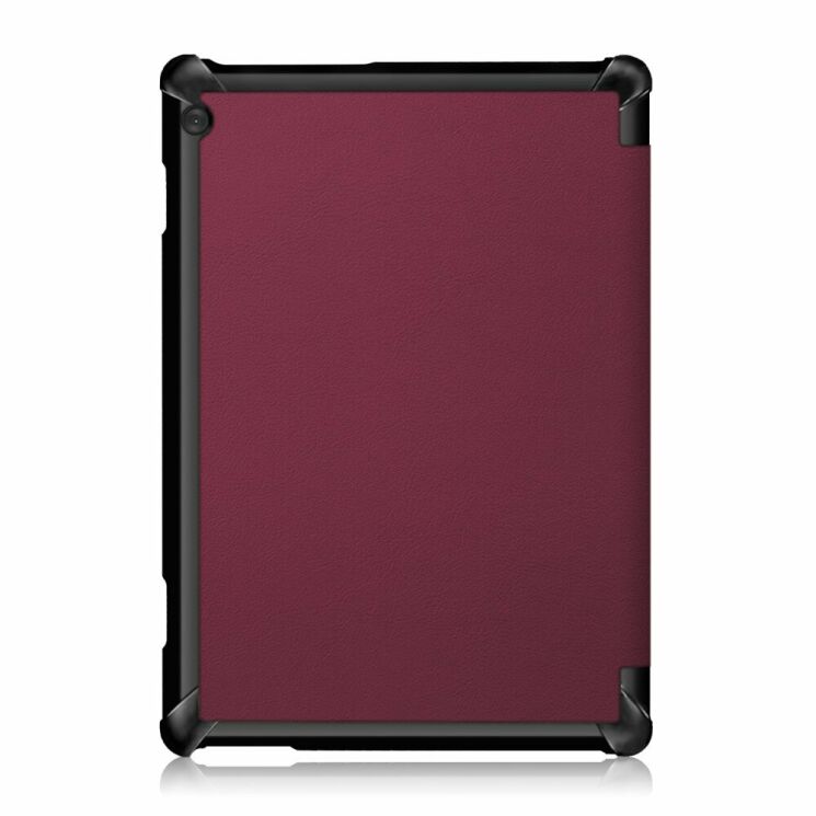 Чохол UniCase Slim для Lenovo Tab M10 X605 - Wine Red: фото 7 з 8