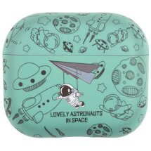 Чохол для Deexe Astronaut Series для Apple AirPods 4 - Light Green: фото 1 из 4