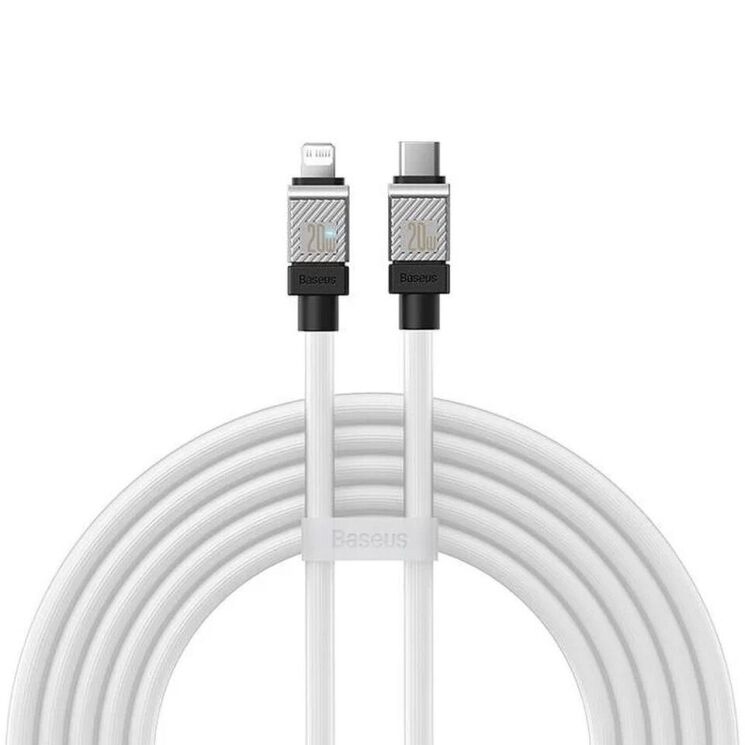 Кабель Baseus CoolPlay Series Type-C to to Lightning (20W, 2m) (CAKW000102) - White: фото 1 з 19