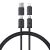 Кабель Baseus Versatile 2 in 2 Type-C+USB to Type-C+Lightning (3.5A, 60W, 1m) P10383000121-01 - Black: фото 1 з 24