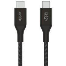 Кабель Belkin Type-C to Type-C (240W, 1m) CAB015BT1MBK - Black: фото 1 з 5