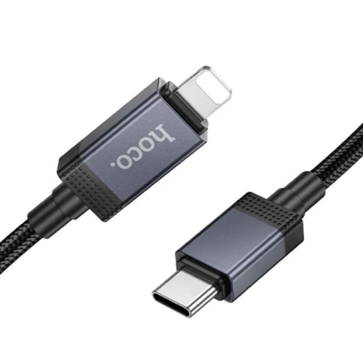 Кабель Hoco X118 Type-C to Lightning 27W (1m) - Black: фото 3 з 6