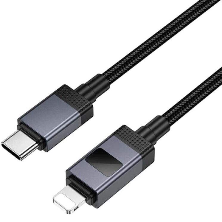 Кабель Hoco X118 Type-C to Lightning 27W (1m) - Black: фото 2 з 6