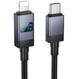 Кабель Hoco X118 Type-C to Lightning 27W (1m) - Black: фото 1 з 6