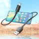 Кабель Hoco X96 Hyper 100W USB to Type-C (6A, 1m) - Black (896183B). Фото 5 з 5