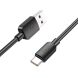 Кабель Hoco X96 Hyper 100W USB to Type-C (6A, 1m) - Black (896183B). Фото 1 з 5