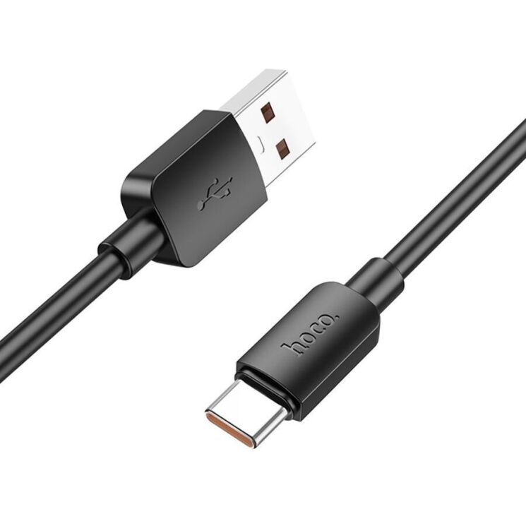 Кабель Hoco X96 Hyper 100W USB to Type-C (6A, 1m) - Black: фото 1 з 5