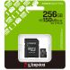 Карта памяти Kingston microSDXC 256GB Canvas Select Plus Gen3 UHS-I U1 V10 A1 (150MB/s) + адаптер (SDCS3/256GB) - Black (945180). Фото 3 из 7