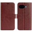 Классический чехол-книжка Deexe Wallet Style для Google Pixel 10a - Brown (407312Z)