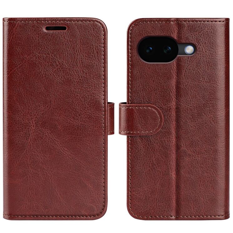 Классический чехол-книжка Deexe Wallet Style для Google Pixel 10a - Brown: фото 1 из 7