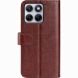 Классический чехол-книжка Deexe Wallet Style для Motorola Edge 70 Fusion - Brown (409539Z). Фото 5 из 7