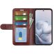 Классический чехол-книжка Deexe Wallet Style для Motorola Edge 70 Fusion - Brown (409539Z). Фото 2 из 7