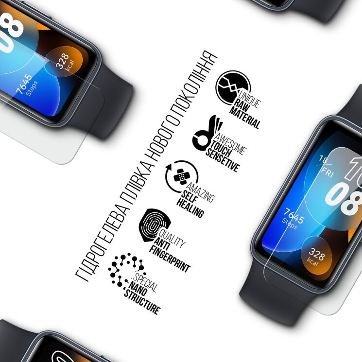 Комплект плівок (6шт) ArmorStandart Watch Film для Huawei Band 8 / 9: фото 2 з 4