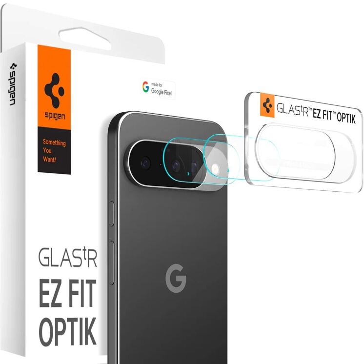 Комплект защитного стекла Spigen (SGP) Optik Lens Protector для Google Pixel 10 Pro XL (AGL09663) - Crystal Clear: фото 1 из 14