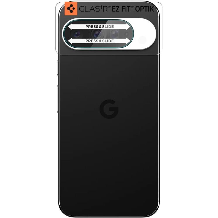 Комплект защитного стекла Spigen (SGP) Optik Lens Protector для Google Pixel 10 Pro XL (AGL09663) - Crystal Clear: фото 3 из 14