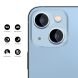 Комплект захисного скла (2шт) на камеру ENKAY 9H Lens Glass Set для Apple iPhone 14 (304556). Фото 2 з 8
