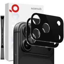 Комплект захисного скла (2шт) на камеру NORTHJO Total Lens Protector для iPhone 18 Pro - Black: фото 1 з 5