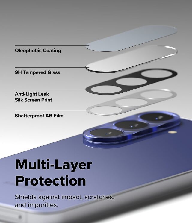 Комплект защитных стекол (2шт) Ringke Camera Full Cover Glass для Samsung Galaxy S26 FE (8800380463875) - Black (412761B) Комплект защитных стекол (2шт) Ringke Camera Full Cover Glass для Samsung Galaxy S26 FE (8800380463875) - Black: фото 10 из 16
