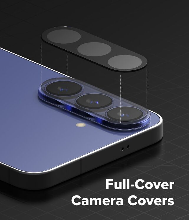 Комплект защитных стекол (2шт) Ringke Camera Full Cover Glass для Samsung Galaxy S26 FE (8800380463875) - Black (412761B) Комплект защитных стекол (2шт) Ringke Camera Full Cover Glass для Samsung Galaxy S26 FE (8800380463875) - Black: фото 7 из 16