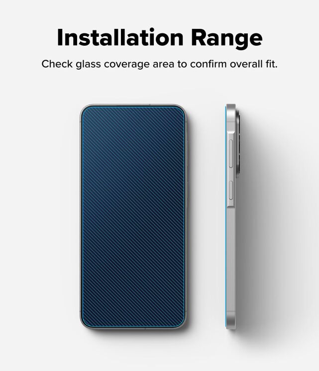 Комплект захисних стекол (2шт) Ringke Easy Slide Tempered Glass для Samsung Galaxy A57 (A576) 8800328818187: фото 14 з 18