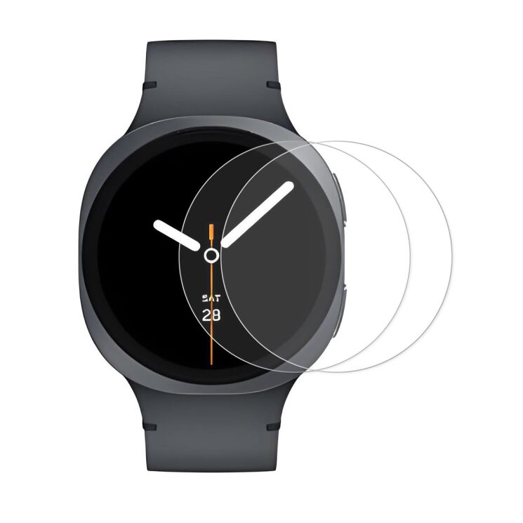 Комплект захисних стекол ENKAY 9H Watch Glass для Samsung Galaxy Watch 8 (44mm): фото 1 з 8