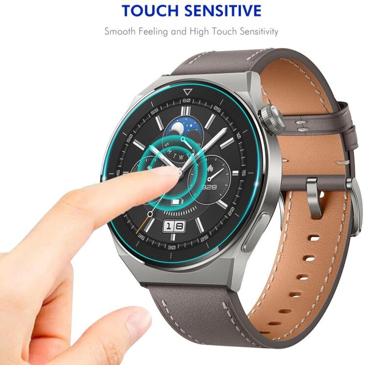Комплект захисних стекол ENKAY 9H Watch Glass для Samsung Galaxy Watch 8 Classic: фото 6 з 8