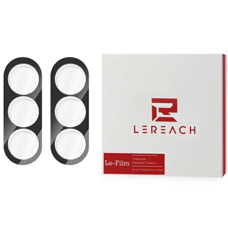 Комплект защитных стекол на камеру LEREACH Camera Lens Protector для Samsung Galaxy A37 (A376) - Black: фото 1 из 10