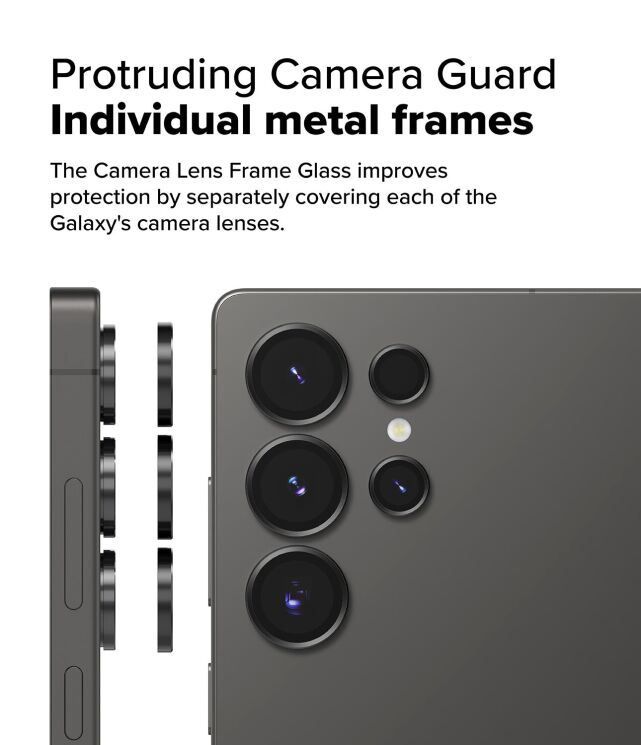 Комплект защитных стекол Ringke Camera Lens Frame Glass для Samsung Galaxy S25 Ultra (S938) 8800274969483 (379556) Комплект защитных стекол Ringke Camera Lens Frame Glass для Samsung Galaxy S25 Ultra (S938) 8800274969483: фото 5 из 16