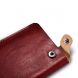 Кожаный чехол-карман ICARER Retro Pouch для смартфонов - Wine Red (884415R). Фото 7 из 10
