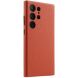 Кожаный чехол MELKCO Classic Case для Samsung Galaxy S24 Ultra (S928) - Orange (346943O). Фото 2 из 6